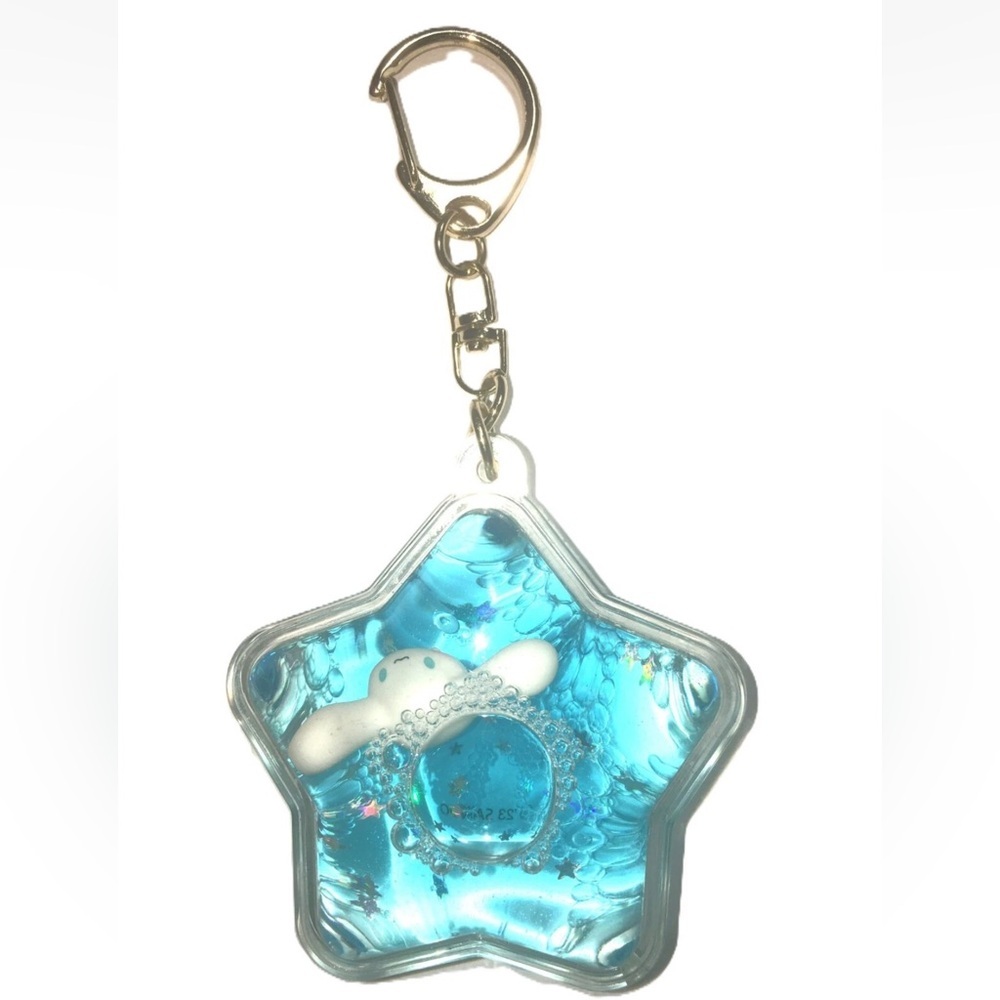 HELLO KITTY CINNAMAROLL TSUNAMEEZ Acrylic Keychain Exclusive Figure star shape